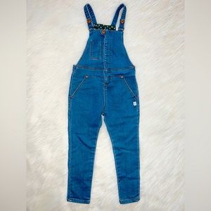 Zara Girl Denim Overalls Sz 3-4